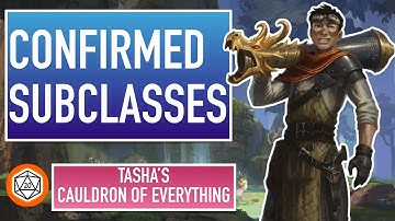 All the Confirmed Subclasses for Tasha