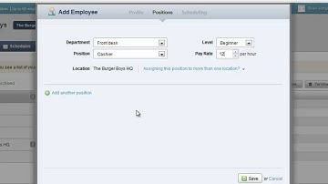 Managing Employees - NimbleSchedule