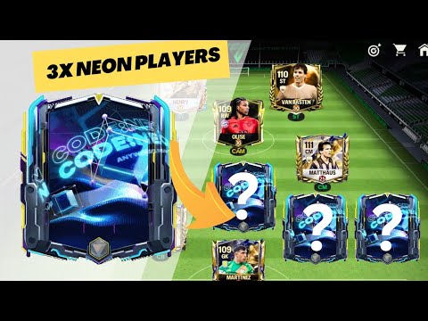 INSANE TEAM UPGRADE! Adding 3 CODE: NEON Players in FC Mobile! - YouTube