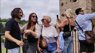 Walk around the Colosseum, Rome - 04.06.2023