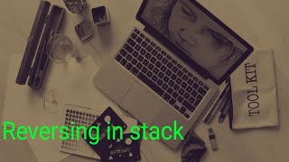 Stack reversing string