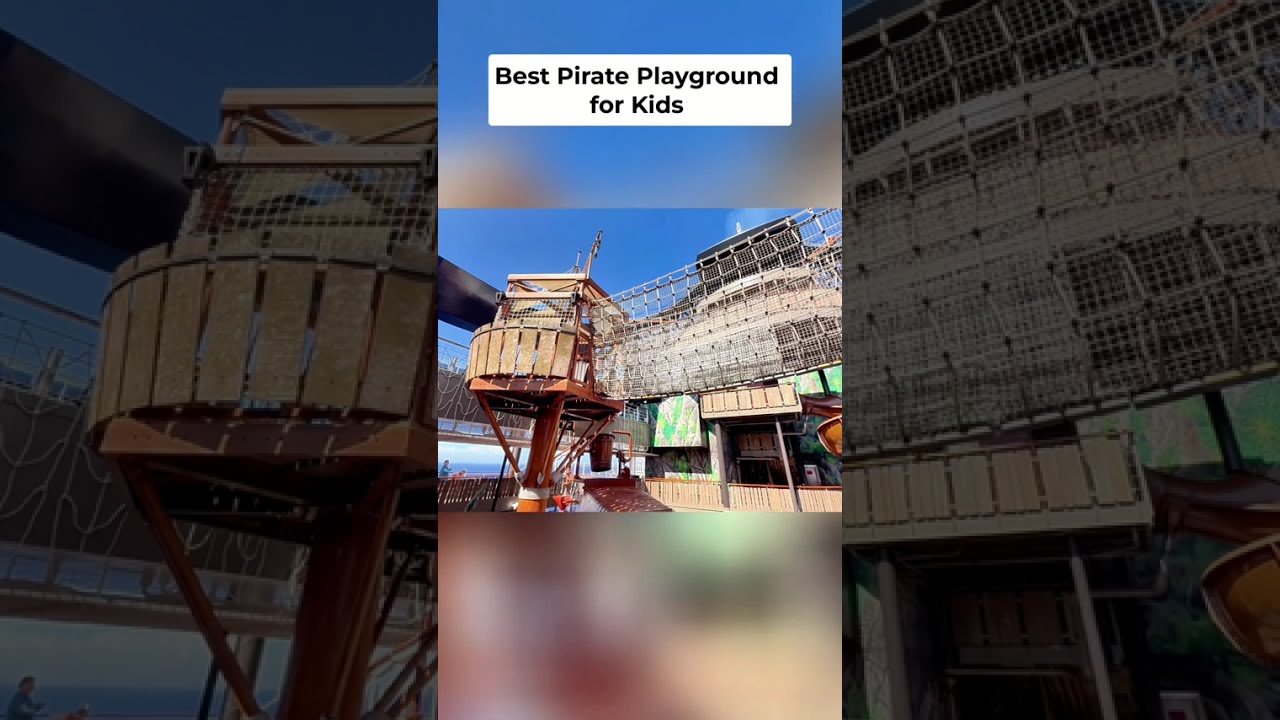 Best Pirate Playground for Kids on a Cruise Ship 🏴‍☠️ #msc #mscseashore