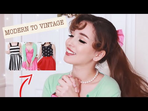 How To Dress Vintage-Inspired Using Modern Clothing!