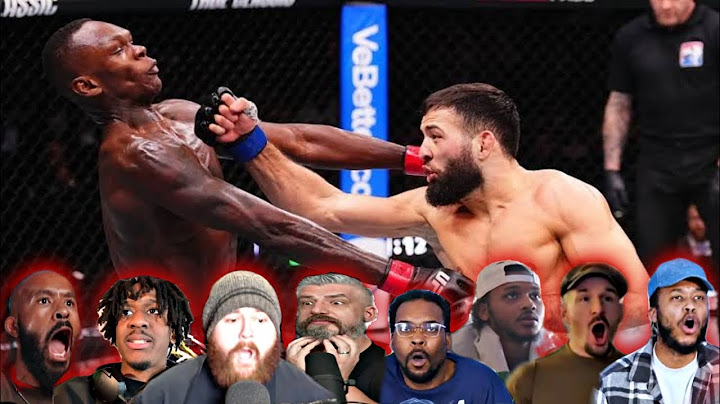 UFC Saudi Arabia: Israel Adesanya vs Nassourdine Imavov Reaction!