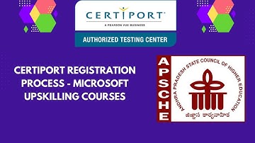 Certiport Registration Process - Microsoft Upskilling Programme