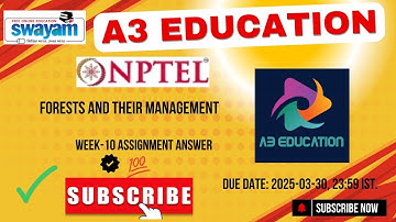 NPTEL Forests and Their Management Week 10 Assignment Answers Solution Quiz | 2025 - Jan