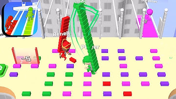 bridge race gameplay all levels android.ios