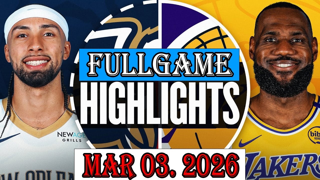 Матч «Лос-Анджелес Лейкерс» против «Нью-Орлеан Пеликанс», полная запись, 3 марта 2026 года. Основ...