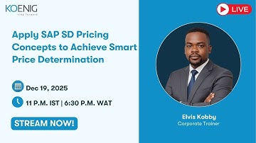 Apply SAP SD Pricing Concepts to Achieve Smart Price Determination
