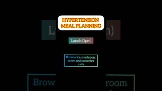 ?Planning a day menu for hypertension ✨ Day 6 ? Shree Shathaka Nutri Diet ?