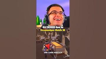 NickEh30 EXPOSES All Stream Snipers with THIS Trick! 😳 #Fortnte #Trending