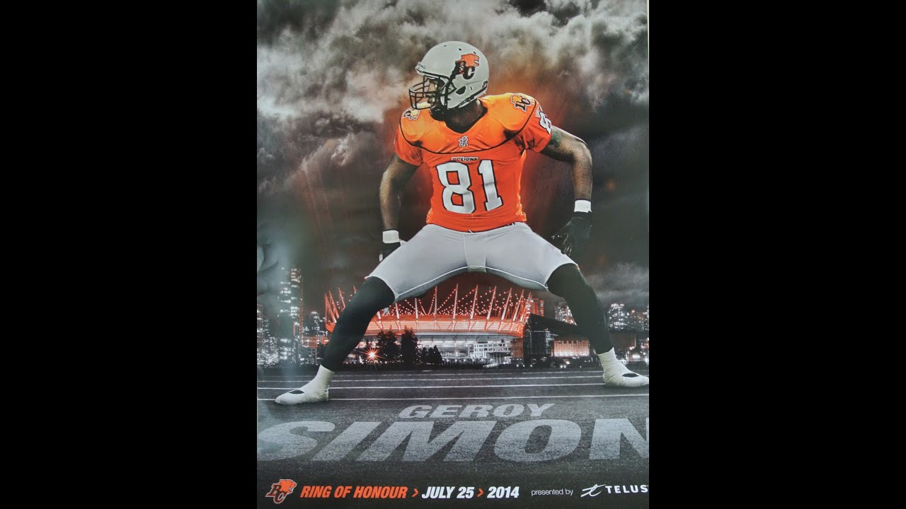Geroy Simon #81            BC Lions