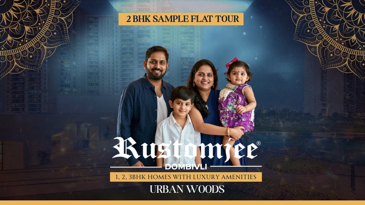 Rustomjee Urban Wood 2BHK Flat Tour |  Spacious Luxury Flat in Dombivli | Call 7021988393