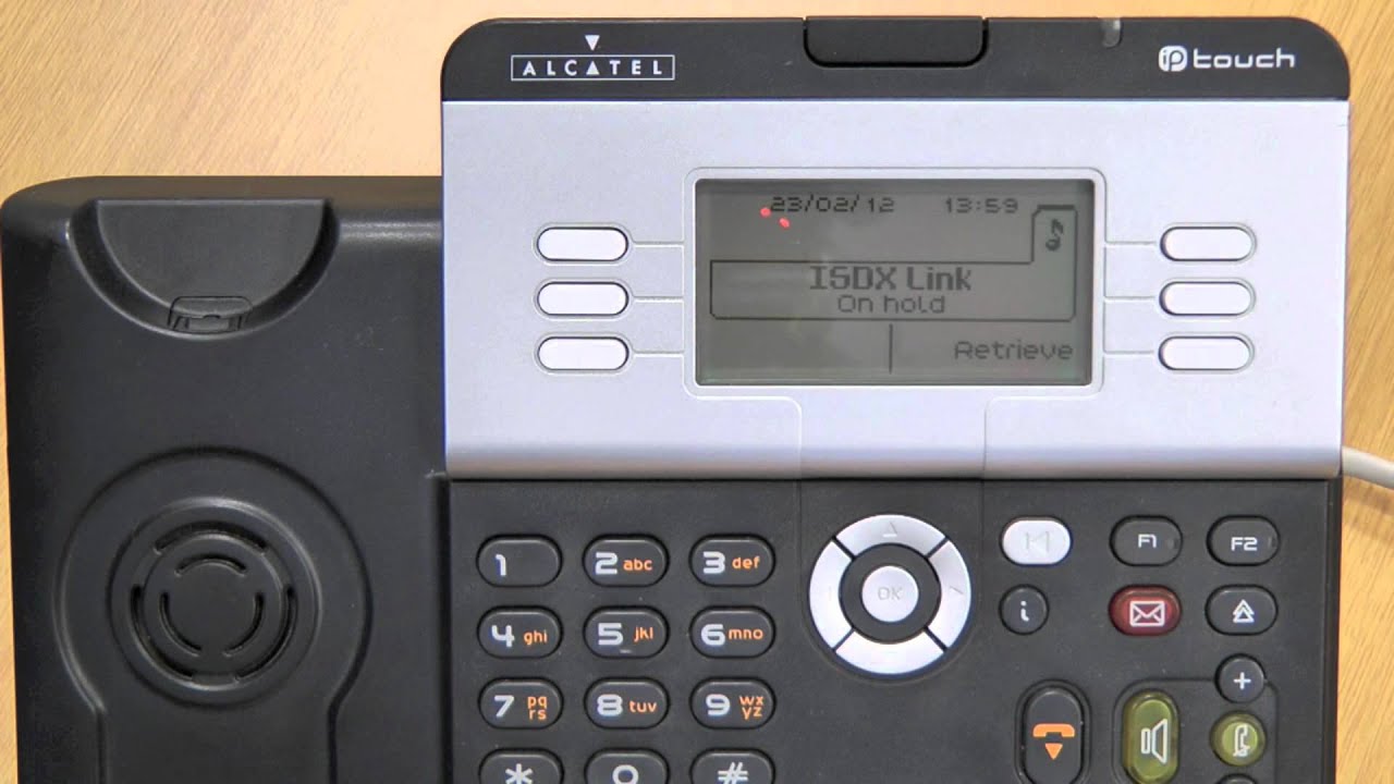 Placing a Call on Hold - YouTube