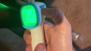 Hg01 infrared thermometer. dikang how to setup and use an change a
forehead thermometer...