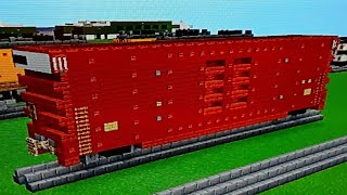 Minecraft Freight Box Car Tutorial