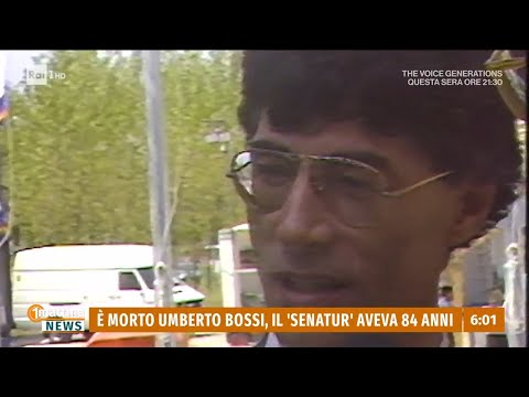 Video È morto Umberto Bossi, storico leader della Lega Nord - 1mattina News 20/03/2026