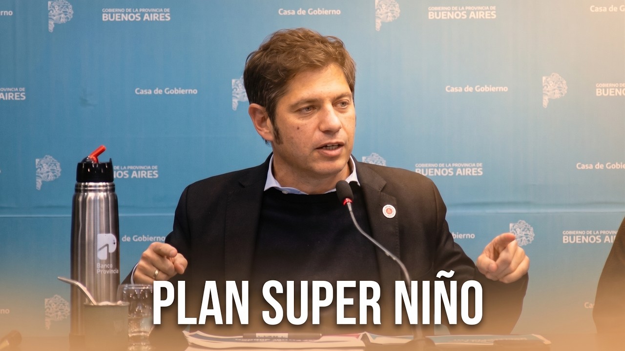 Kicillof cuestionó al Gobierno nacional por la paralización de obras