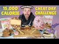 Wicked 15,000 CALORIE CHALLENGE I Breakfast Pastry Cheesecake Chocolate Overload CHEAT DAY