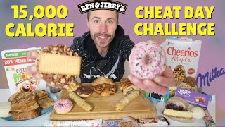 Wicked 15,000 CALORIE CHALLENGE I Breakfast Pastry Cheesecake Chocolate Overload CHEAT DAY