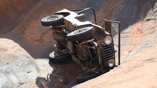 Willys Jeep Tips Over in Moab by Turn N Burn 11,001 views 3 years ago 1 minute, 47 seconds
