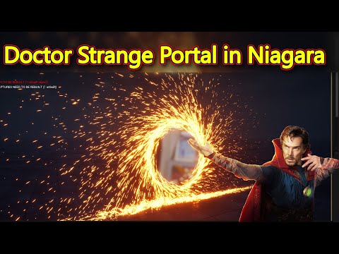 Doctor Strange Portal Effect in Unreal Engine Niagara Tutorial