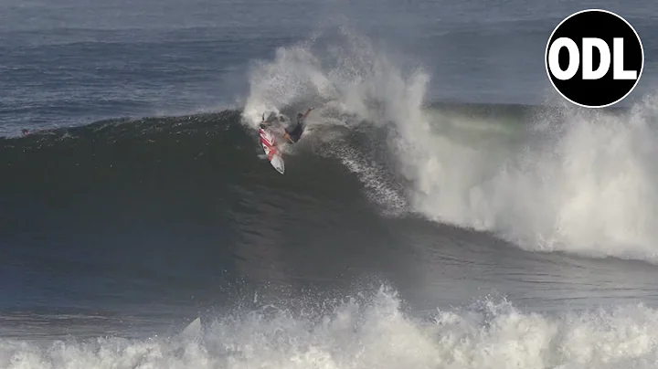 Laying It On Rail At Sunset Beach