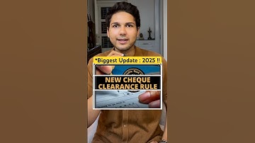 CHEQUES Will Now Be Cleared The SAME DAY || Latest News | RBI | #kishiktalks