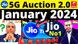 5G Auction 2.0 in India Jan 2024 | 5G Spectrum Sale in India 2024 | 5G Auction 2.0 in 2024 #trending