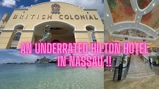 British Colonial Hilton Hotel in Nassau Bahamas !!! Our Resort Day Pass 2024 🌊🇧🇸#bahamas #travel