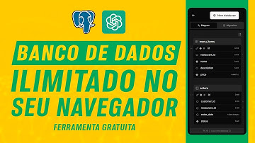 Postgres.new - Crie Bancos de Dados Ilimitados no Navegador com Assistência de IA