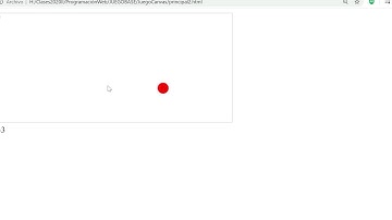 Animación con Canvas Html5