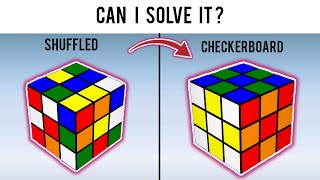 Shuffled to checkerboard challenge || Can i solve it? ||