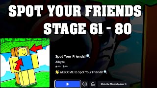 SPOT YOUR FRIENDS Roblox – Stage 61-80 Walkthrough [Full Guide in English] screenshot 5