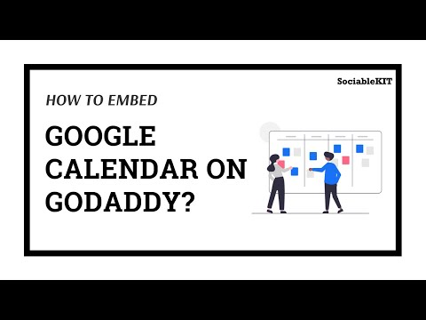 How to embed Google calendar on GoDaddy?