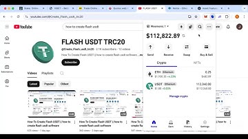 How to Create Tradable Flash USDT for Trading & Gambling | Works on Quotex, Bet365 and Binance