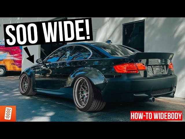 How To Install a Widebody Kit on ANY Car! [Bolt-On Over Fenders : Full Tutorial] - Streetfighter LA class=