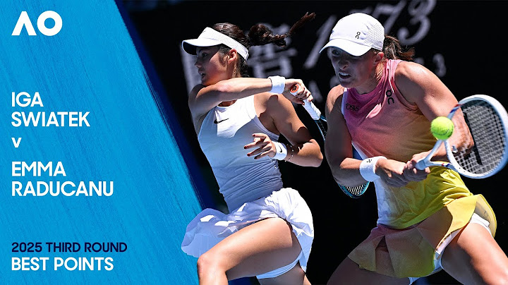 Iga Swiatek v Emma Raducanu Best Points | Australian Open 2025 Third Round