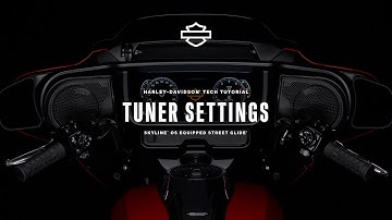 How to Customize the Radio Tuner Settings using Skyline OS | 2024 Harley-Davidson Street Glide