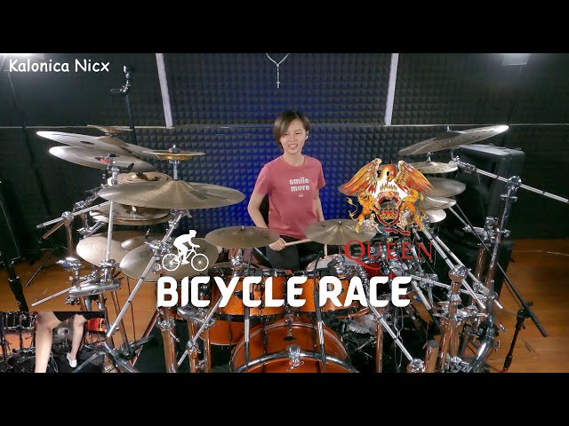Queen - Bicycle Race | Drum cover by Kalonica Nicx class=