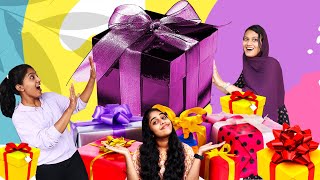 BIGGEST MYSTERY GIFT BOX CHALLENGE 🤩 | അടിപൊളി GIFT കളും പണികളും | PULLOTHI