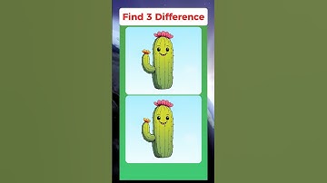 Beat the Clock—Find the 3 Differences Before Time’s Up!🥸🔥 #findthedifferences #quiz #iqtest