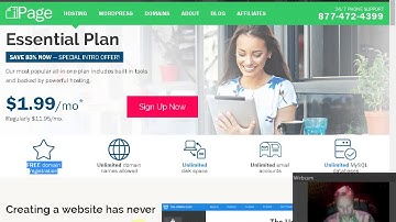 iPage Web Hosting Review & Tutorial full Online business