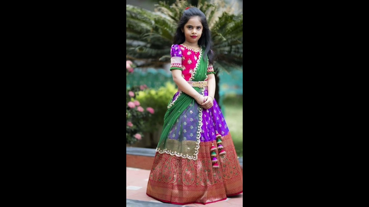 Kids Lehenga Design Ideas Check out my channel for detailed video 