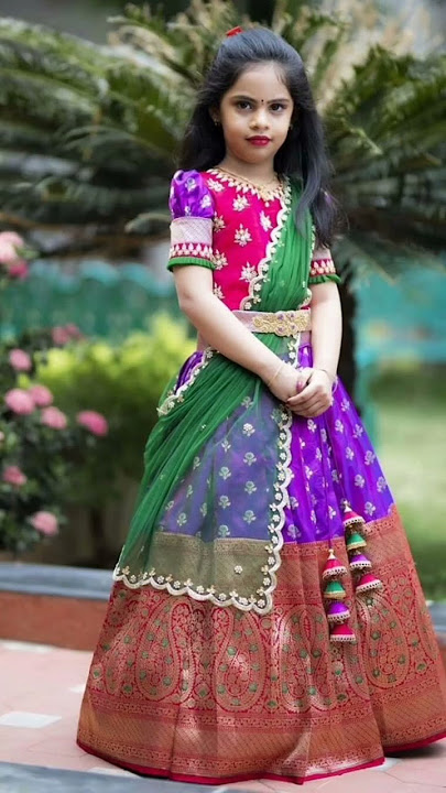 Kids Lehenga Design Ideas.. Check out my channel for detailed video 😁