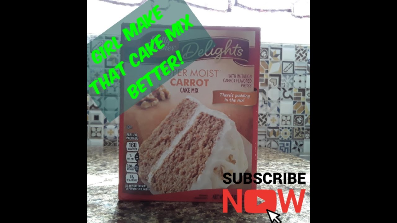 How to make carrot cake mix better| Easy recipe| Rich carrot cake| Box cake - YouTube