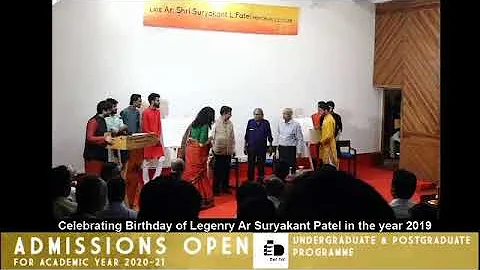 Birthday Celebration of Ar Suryakant Patel at APIE...