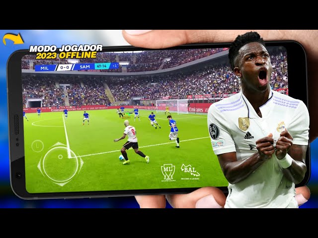 o melhor jogo de futebol 2024 com modo carreira gráficos perfeitos #mo