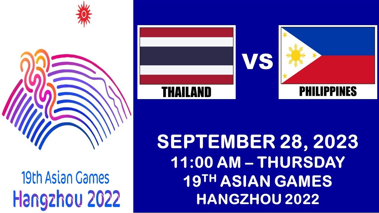 PHILIPPINES (Gilas Pilipinas) VS THAILAND LIVE SCORE / 19TH Asian Games / September 28, 2023