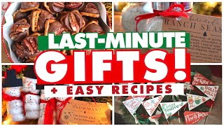 Need a quick gift? AMAZING DIY Gift Ideas & Christmas Treat Recipes You Can Make FAST! 🤯🌲